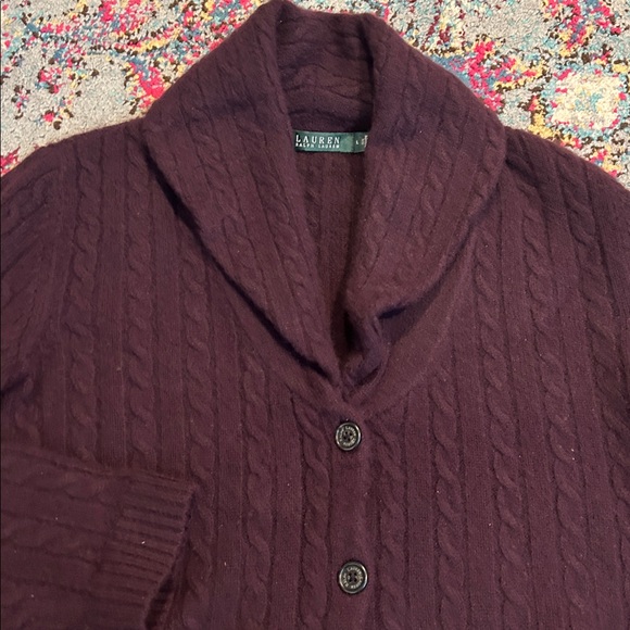 lauren ralph lauren 100% cashmere sweater Size large - Picture 3 of 7